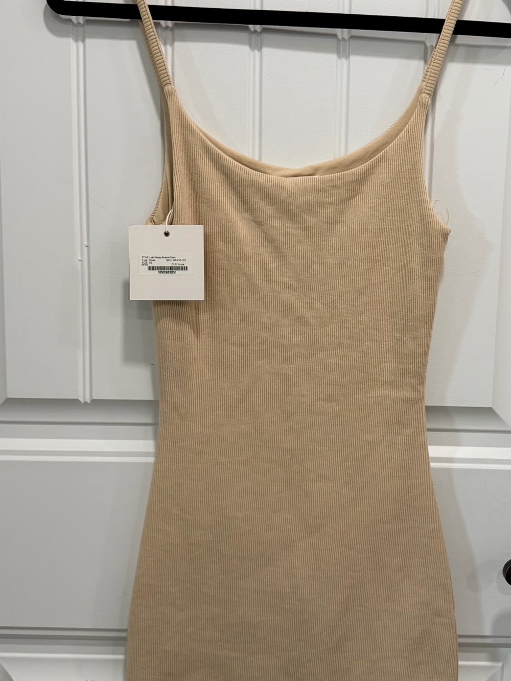Meshki Nude Ribbed Camisole Dress - Picture 2 of 4